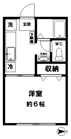 ハイツエスポアールⅡの間取り