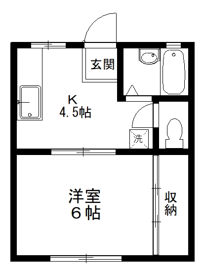 パークピュア小宮ⅡAの間取り