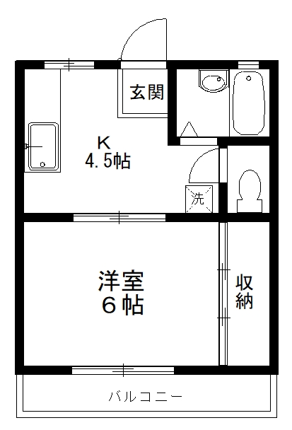パークピュア小宮ⅡBの間取り